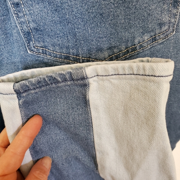 15R 32 Hollister Patchwork Jeans - Picture 3 of 10